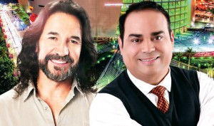 Marco Antonio Solis and Gilberto Santa Rosa in Uniondale